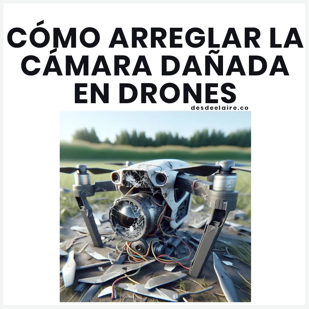 Cómo arreglar la cámara dañada en drones