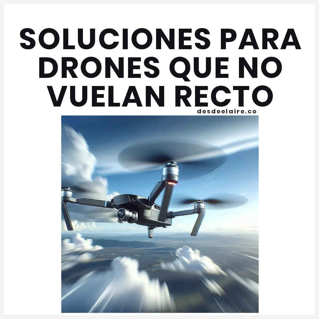 soluciones para drones que no vuelan recto