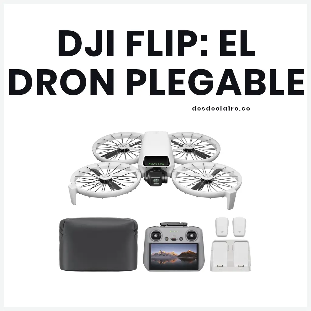 dji flip el dron plegable